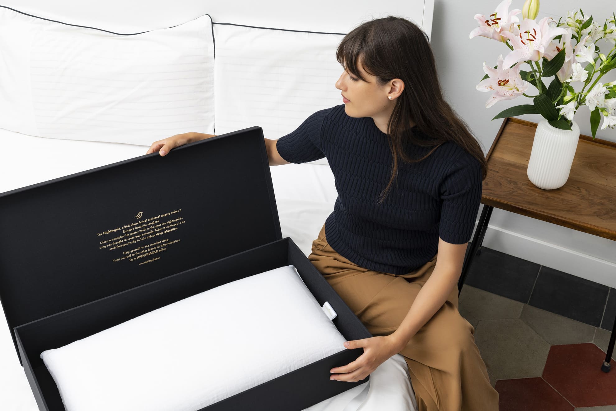 Packaging e materiali coordinati Nightingold per la rete vendita
